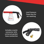 Maxshine Low Pressure Foam Gun – 1L Bottle, Anti-Slip Base, Universal Garden Hose Connection – Lubricated Foam, Dirt Removal, Quick Cleaning for Automotive Exterior - Image 2