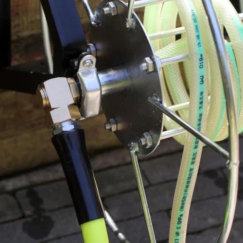 Brass Garden Hose Swivel Elbow Connector, Hose Reel Replacement Adapter Kit - Image 6