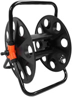 Diyeeni Garden Hose Reel, Freestanding Retractable 164ft Heavy Duty Metal Water Hose Reel Holder for Outside, Rustproof Iron & ABS Patio Water Organizer for Garden Lawn Yard - Image 5