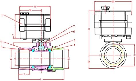 DN20 WiFi Remote Control Smart Water Valve,3/4” DC5V-DC12V PVC Electric Ball Valve - Image 3