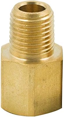 MeiChi 64pcs Brass Pipe Fitting Assortment Kits Hex Head Plug + Reducing NPT Adapter + Reducer Bushing + Hex Nipple + Hex Coupling for 1200 PSI - Image 4