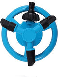 360 Degree Automatic Rotating Watering Grass Lawn Rotary Nozzle Sprinklers 3 Arms Garden Irrigation Supplies Tool (Color : Blue) (Blue) by Unknown
