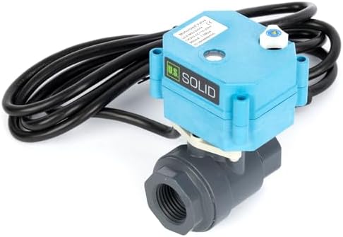 U.S. Solid 3/4" UPVC Motorized Ball Valve - Plastic Electrical Ball Valve, 2 Wire Auto Return, AC 110~230V, Normally Closed - Image 7