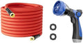 5/8" Hot/Cold Garden Water Hose 100 ft+8 Function Nozzle by SPECILITE