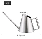 Watering Can Indoor Plants, Metal Can with Long Spout Stainless Steel Watering Pot for Indoor House Plants Bonsai Outdoor Garden 900ml/31.7oz - Image 5