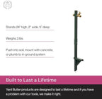 Yard Butler IHBE-6KD Garden Hose Bib Extender - Durable Hose Stand for Keeping It Elevated - Convenient Garden Accessory - Rust-Resistant - Anti-Kink Design - Easy Installation - Image 4
