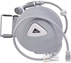 Retractable Garden Water Hose Reel Storage Gun Rewind Wall Mount 32Feet/65Feet/100Feet (32 Feet) by WINMAXTOOLSAUTOMOTIVE