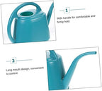Green Plastic Long Spout Watering Can for Indoor Garden Plants - Image 6