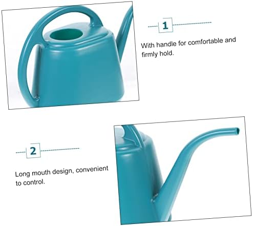 Green Plastic Long Spout Watering Can for Indoor Garden Plants - Image 6