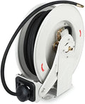 Grease Hose Reel 1/4" x 50', Retractable Dual-Arm Steel Reel by Ecojoy