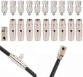 20 Pack Brass Misting System Nozzle 10/24 UNC High Pressure Fog Nozzles with 3/8" Interface Quick Connector, 3/16" Spray Head, Dust Control Water Misting Nozzle(Size:Orifice 0.6mm,) by Unknown