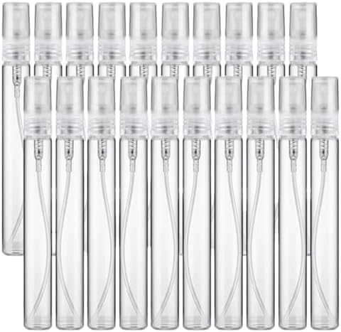 50PCS Refillable Perfume Bottles Portable Glass Spray Atomizer Travel Set - Image 3