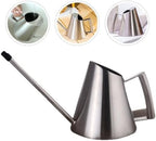 TIDTALEO Stainless Steel Watering Pot Garden Planting Tool 1500ml Metal Watering Can with Long Spout for Indoor and Outdoor Flowers - Image 7