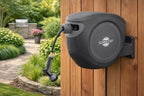 Sunneday SW-30B 100ft Retractable Hose Reel 5/8 | Automatic Retractable w/Wall Mount | Easy to Assemble Reel w/Flexible Swivel Mount - Image 5