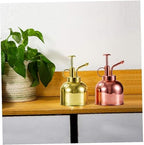 300ml Copper Plant Mister, Stainless Steel Watering Spray Bottle, Ergonomic Design, Perfect for Indoor & Outdoor Plants (Color:Black) - Image 2