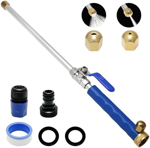 Jet Nozzle Power Washer for Garden Hose, Upgraded 2-In-1 High Pressure Wand by Unknown