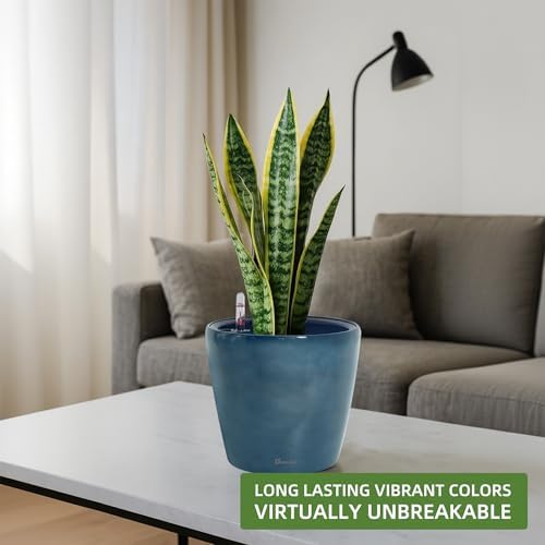 Dexceder 9x8 Self Watering Planter (Grayish Green Gradient) - Image 6
