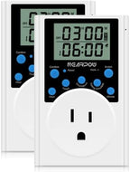 NEARPOW Programmable Digital Timer Outlet, Infinite Cycle, 2-Pack by NEARPOW