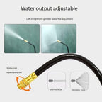 Brass misting Nozzle tee with Built-in Hose for Outdoor Cooling Systems, Adjustable 360° Rotation, Water Mist Nozzle Threaded Sprayer Atomizing Nozzle + 8mm tee Belt 20pc - Image 4