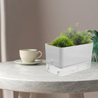 Toyvian 2 Pack Square Double Layer Self Watering Planters for Home - Image 4