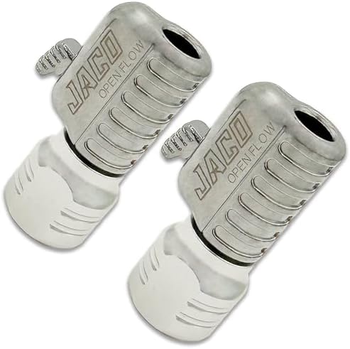 JACO Lightning S2 Quick-Connect Tire Air Chuck - 1/4" F-NPT (Open Flow) (2-Pack) by JACOSuperiorProducts