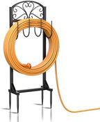 Garden Hose Holder for Outside - Freestanding Metal Water Hose Holder Stand Holds 151ft, Heavy Duty Garden Hose Storage Hanger Rack for Outdoor Yard Patio by Unknown