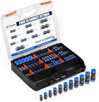 TAILONZ PNEUMATIC 200 pcs Straight Push Connectors Plastic Quick Release Connectors Air Line Fittings for 1/8 5/32 1/4 5/16 3/8 1/2 4MM 6MM 8MM 10MM 12MM Tube (2 Way) by TAILONZPNEUMATIC