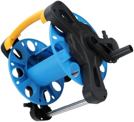 Freestanding Hose Reel Holder for Garden Hose Storage Rack Blue by FUNOMOCYA