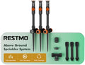 RESTMO Sprinklers for Yard, Above Ground Irrigation Garden Sprinkler System by Restmo