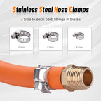 120Pcs Brass Hose Pipe Fitting & Hose Barb Kit for Air/Fuel/Water/Oil Hose - Image 4