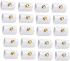 20 Packs 1/2" PVC Misting Nozzles Coupling with Brass Mist Nozzle by Mornajina
