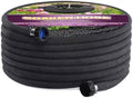 Soaker Hose 100ft - 1/2 Round Rubber Garden Soaker Hoses Kit, Heavy Duty Irrigation Drip Hose, Water Seeper Soaking Hose for Gardens, Flower Beds And Lawn Yard by eazazy