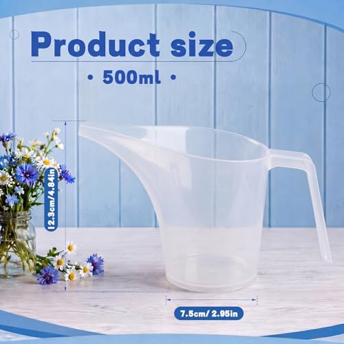 Konohan 12 Pack Funnel Pitcher for Soap Making 500ML/ 17 oz Large Capacity - Image 2