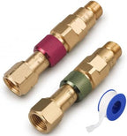 QDB10 Torch To Hose Quick Connect Fittings for Welding Torch, 9/16"B Thread by Unknown