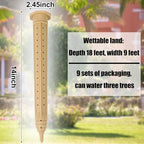 Briwooody 9 Pack 14 Inch Deep Watering Stakes, ABS Root Irrigation Spike - Image 2