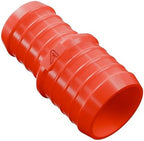 PVC Barbed Straight Pipe Reducer - Corrugated Hose Reducing Joiner & Coupling Adapter Fitting(Red,51mm to 45mm (2" to 1 3/4")) - Image 2