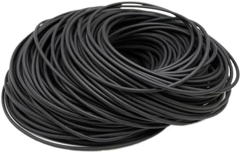 FKM Viton Oil Tube, High Temperature Resistance Fluorine Rubber Hose Diameter 2-16mm 1/2/5/10m(2M,ID 10mm x OD 14mm) by Unknown