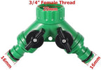 Y-type Shunt Valve Garden Irrigation System Water Splitter 2 Way Y Shape Quick Connector Tap Adapter Controller(Y-Valve) - Image 2