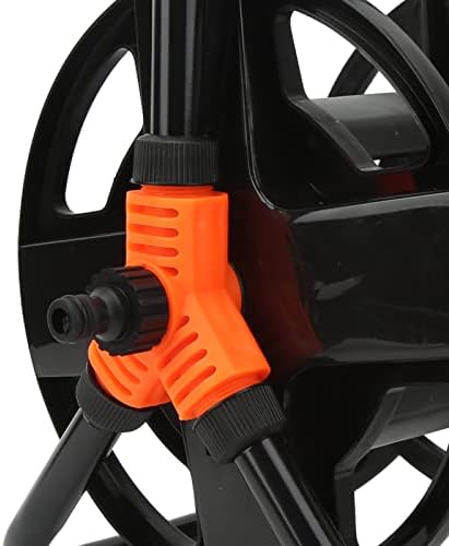 Hose Reel Water Pipe Reel, ABS Single Arm Tool Garden Hose Reel Water Pipe Storage Rack Hose Reel Cart for Garden Agricultural Lawn Car Washing Garden Tool - Image 6