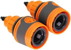2PCS Garden Hose Quick Connectors Orange Rubber Plastic Coupling Adaptor Irrigation Car Washing Joints 1/4'' 3/8'' 1/2'' 3/4''(Dx2pcs) - Image 5