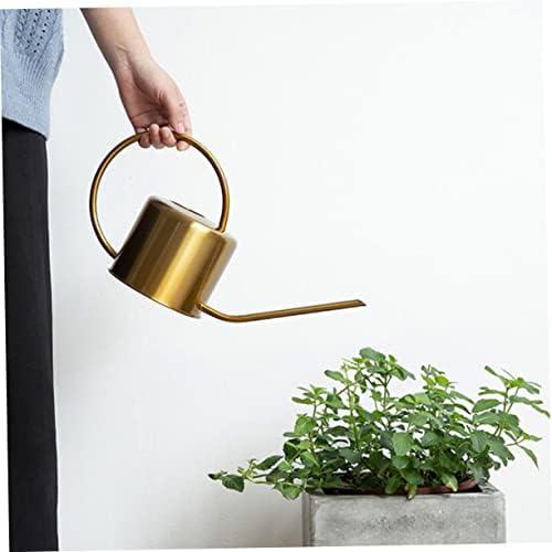 Watering Can Stainless Steel with Long Spout, 1300ml Garden Pot - Image 7