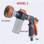 Garden Hose Foam Nozzle, 8 Spray Patterns, 3-grade foam control - Image 3