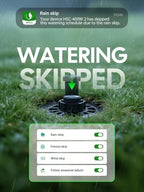 Outdoor Smart Sprinklers Controller 2.4GHz WiFi, Irrigation Controller Easy Use App Enabled, 12 Zones + 16 Plans, Save Water Auto Skip Rain, Freeze & Wind, 10 Minutes Install - Image 3