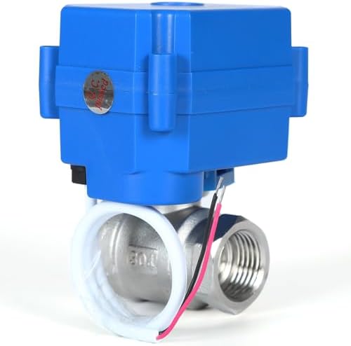 Motorized Ball Valve 1/2" Stainless Steel Full Port 9-24V AC/DC - Image 4