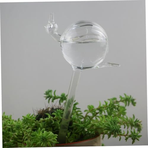 Kisangel 2pcs Automatic Self-Watering Plant Spikes for Indoor Plants, Glass Water Dripper Stakes, Home Garden Irrigation Device for Potted Greenery and Balcony Planters - Image 6