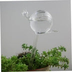 Kisangel 2pcs Automatic Self-Watering Plant Spikes for Indoor Plants, Glass Water Dripper Stakes, Home Garden Irrigation Device for Potted Greenery and Balcony Planters - Image 6
