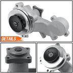 AW6701 Professional Engine Water Pump w/4 Bolt Pulley Flange Compatible With Ford F-150 2014-2011, Mustang 2014-2011 5.0L V8 Replace#1253270, 43014 - Image 6