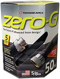 zero-G Lightweight, Ultra Flexible, Durable, Kink-Free Garden Hose, 5/8-Inch by 100-Feet,Black (5/8" x 50' 2 Pack) by TeknorApex