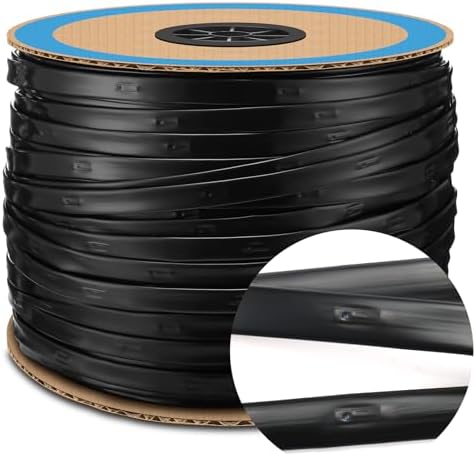 1640 ft 5/8 Inch Drip Irrigation Tubing 6" Irrigation Tape Drip Line 0.46 Gph rrigation System 15 Mil for Garden Patio Agricultural Lawn Hose by Unknown