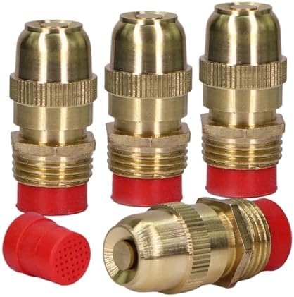 1/2 20mm Brass Sprinkler Nozzle Adjustable Flow Irrigation Sprayer Misting Watering Build-in Filter(1/2 inch 5pcs) by Unknown